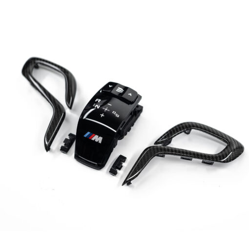 PaddleShifterz-BMW-M-Performance-carbon-fiber-shifter-cover-F90-M5-F97-X3M-F98-X4M-2