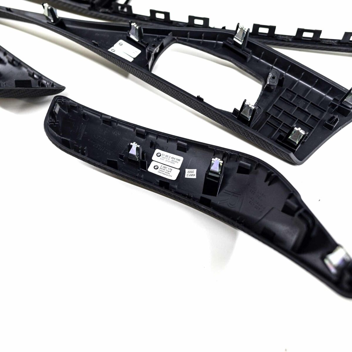 OEM BMW M Performance Dry Carbon Fiber, Alcantara Interieur Kit - 51952454349 Mittelkonsole hinten