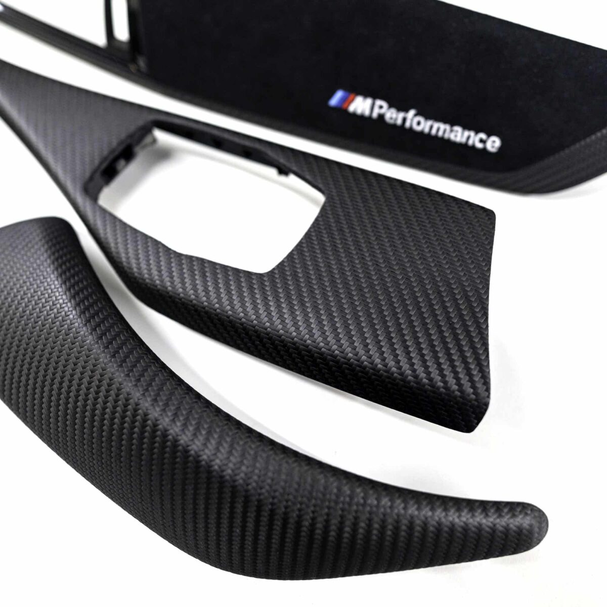 OEM BMW M Performance Dry Carbon Fiber, Alcantara Interieur Kit - 51952454349 Mittelkonsole