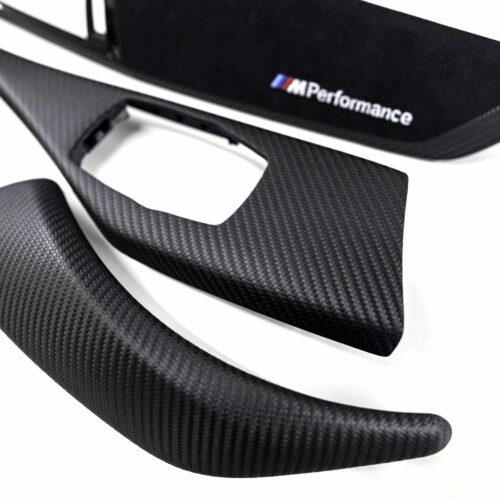 OEM BMW M Performance Dry Carbon Fiber, alcantara interior kit - 51952454349 center console