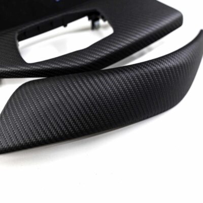 OEM BMW M Performance Dry Carbon Fiber, Alcantara Interieur Kit - 51952454349 close up