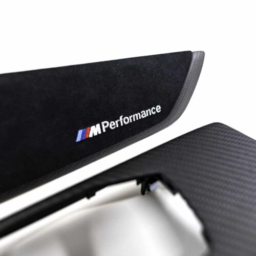 OEM BMW M Performance Dry Carbon Fiber, alcantara interior kit - 51952454349 m performance logo
