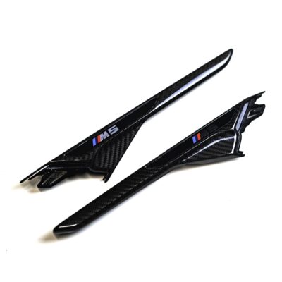 Alternative view of OEM BMW M Performance carbon side grilles left-right F90 M5