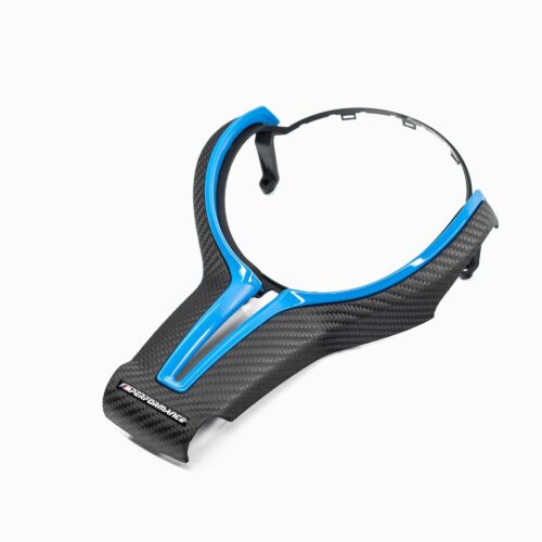 PaddleShifterz-Blue-Dry-Carbon-fiber-M-Performance-steering-wheel-trim-BMW-F-Series-1