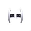 Aluminium gloss silver paddle shifters for BMW g series like the G80 M3