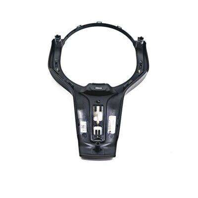 PaddleShifterz bottom side of the OEM BMW M Performance Steering wheel trim 32302231982 photographed on a white background