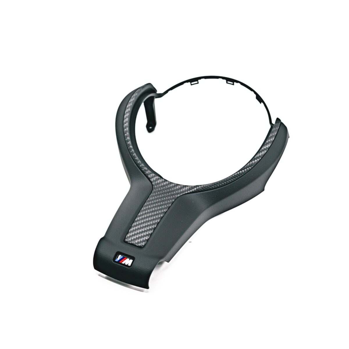 OEM BMW Dry Carbon Fiber steering wheel trim for FX vehicles - Image 3