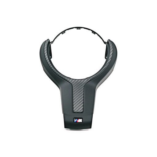 OEM BMW Dry Carbon Fiber steering wheel trim for FX vehicles