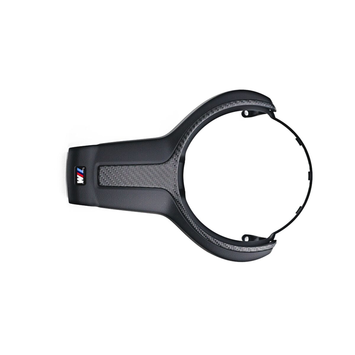 OEM BMW Dry Carbon Fiber steering wheel trim for FX vehicles - Image 4