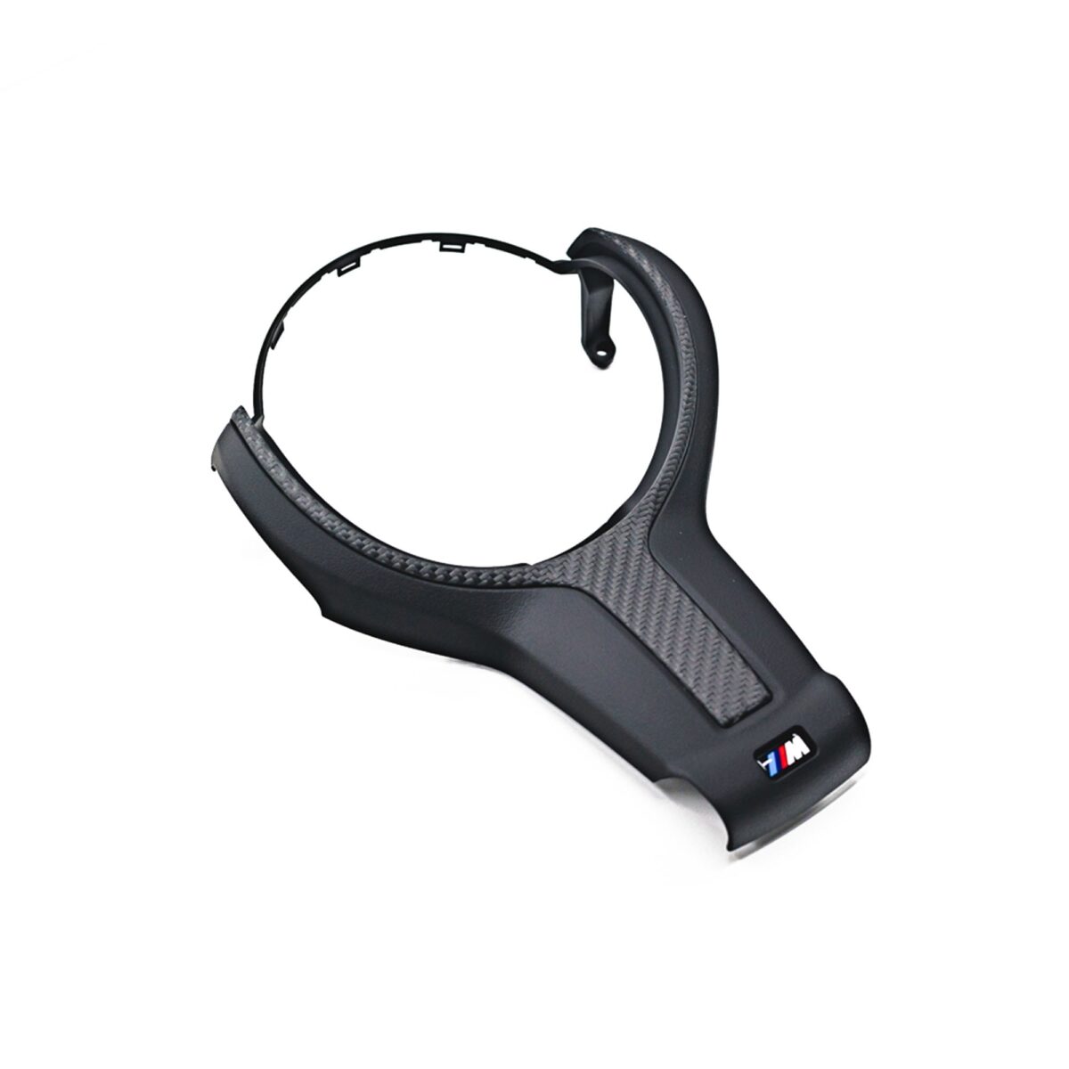 OEM BMW Dry Carbon Fiber steering wheel trim for FX vehicles - Image 5