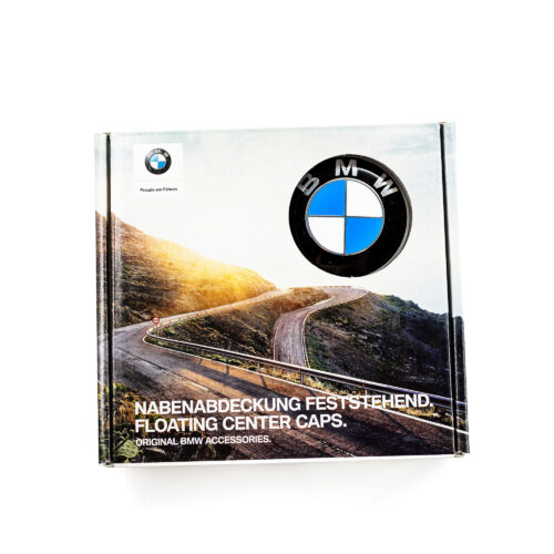 a set of four BMW floating center wheel caps with a 68mm size 36122455269