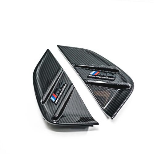 OEM BMW M Performance carbon fiber side gills for the BMW G82 M4 to enhance the look of your BMW - photographed both gills