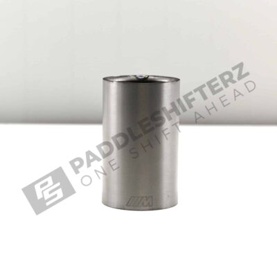 Side shot of the OEM BMW M Performance Tailpipe Titanium - F8X - 18302358111