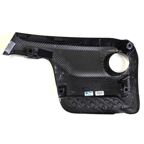 Bottom view of OEM BMW M Performance Carbon Engine Cover - 11122413815