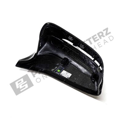 Bottom view of the OEM BMW M Performance Carbon fiber Mirror caps - 51162446821