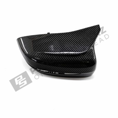 Top view of the OEM BMW M Performance Carbon fiber Mirror caps - 51162446822