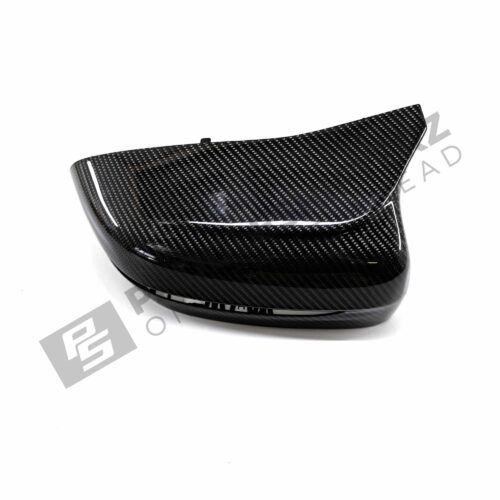 Top view of the OEM BMW M Performance Carbon fiber Mirror caps - 51162446822