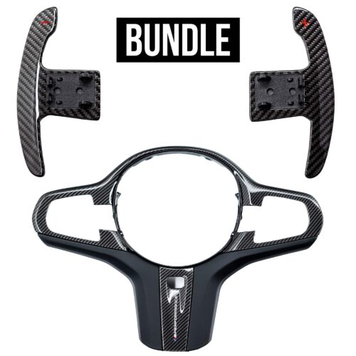 Bundle-PaddleShifterz-Carbon-Fiber-paddle-shifters-and-m-performance-carbon-fiber-steering-wheel-trim-M5