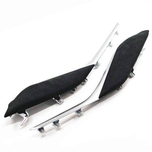 OEM M Performance kneepads for BMW G series 51955A27343 side by side on a white background
