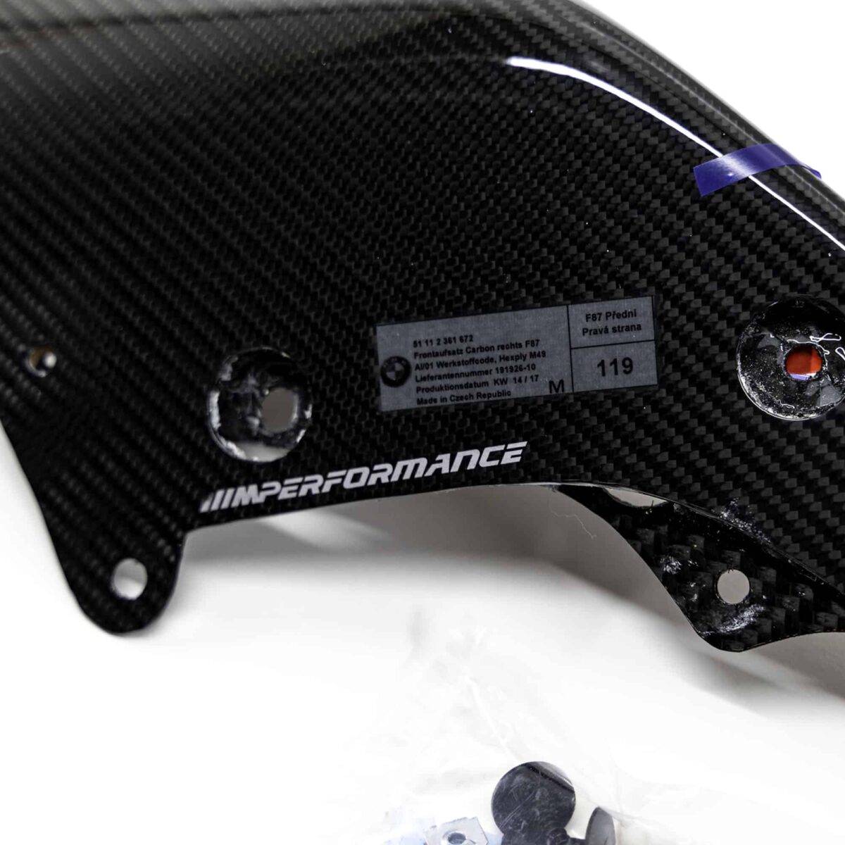 OEM BMW M Performance carbon front wing 51192365981-51192361668 – Bild 8