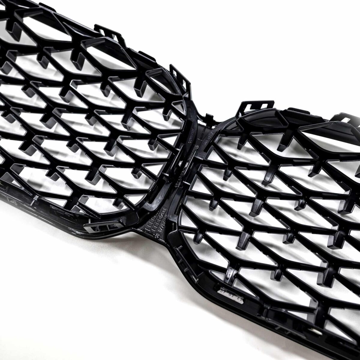 OEM BMW M Performance gloss black honeycomb front grille – Bild 5