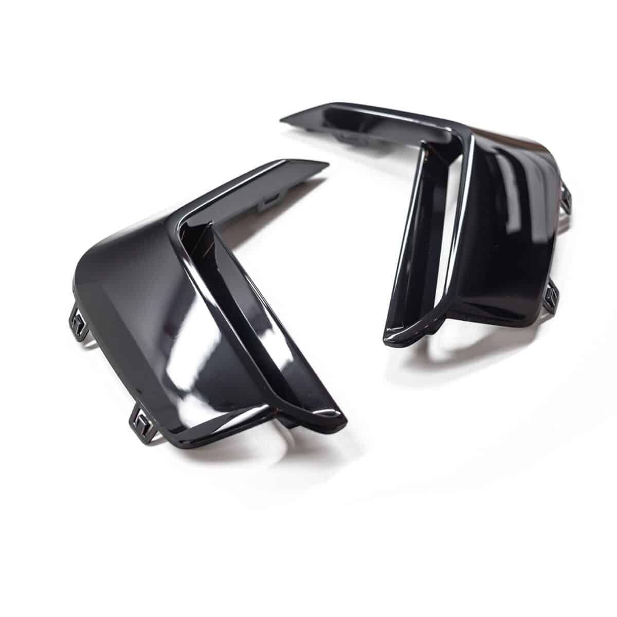 OEM BMW M Performance gloss black front fender trim set F44 - Image 4