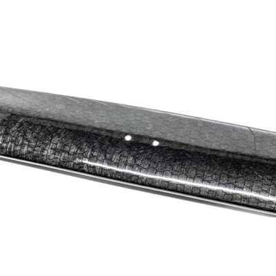 Close up shot of the carbon fiber trunk lid cover for MINI F series vehicle