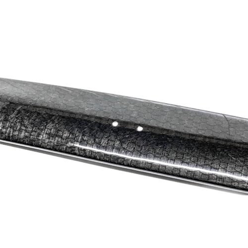 Close up shot of the carbon fiber trunk lid cover for MINI F series vehicle