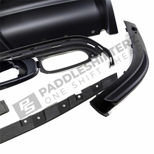 Right side of the MINI JCW rear diffuser kit - 51192339046, 51192339047