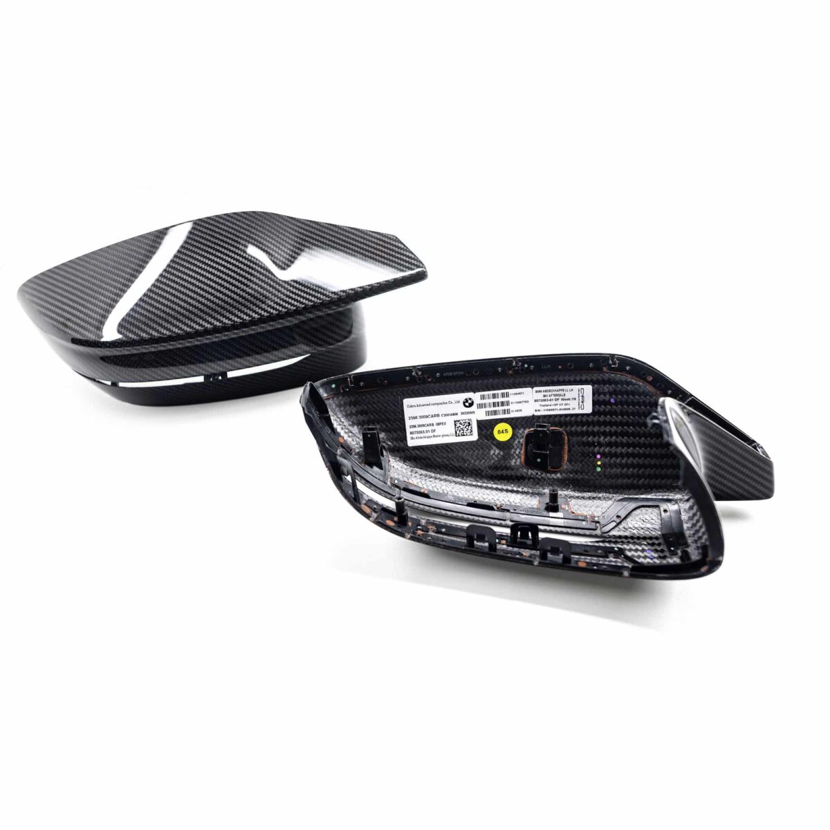OEM BMW G8X Carbon fiber mirror caps - retrofit kit - Image 2