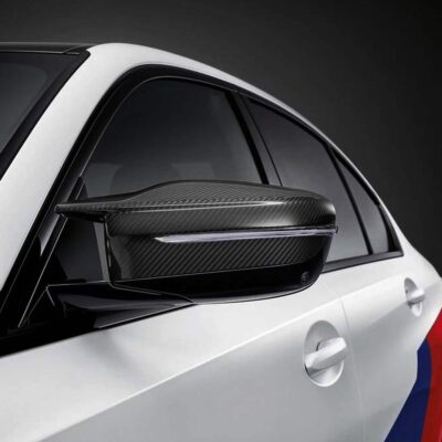 Alternative view of OEM BMW M Performance Carbon Fiber Mirror Caps - G8X