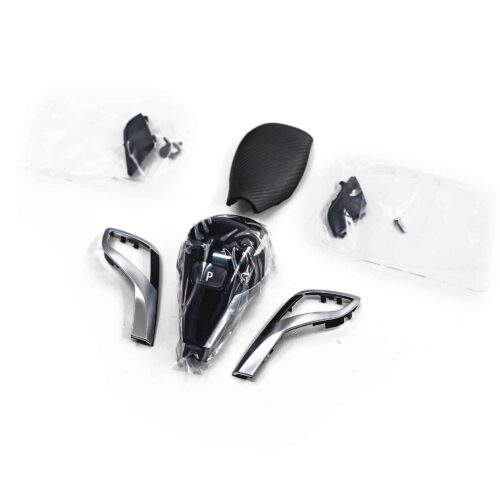 All parts of OEM BMW M Performance Gear shifter, carbon - 61315A40305 from the side