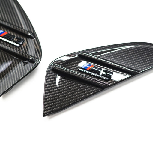 OEM BMW M Performance carbon fiber side gills - M3 G80, G81 - 51132469620-51132469621