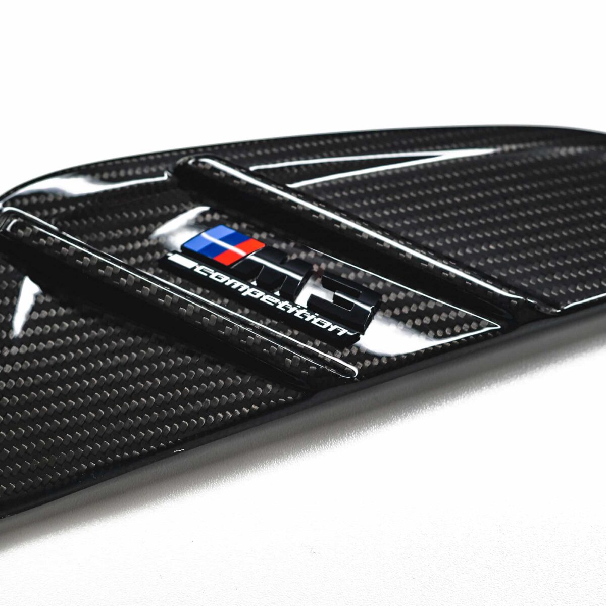 OEM BMW M Performance G80/G81 M3 carbon fiber side gills - Image 4