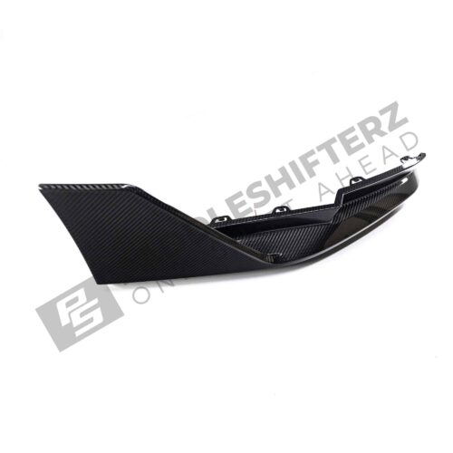 Side view of OEM BMW M Performance carbon fiber Aero rear winglets 51195A1B169