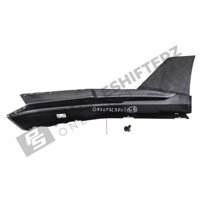 Rear view of OEM BMW M Performance carbon fiber Aero rear winglets 51195A1B169