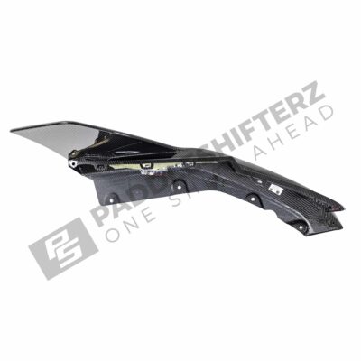 Top view of Rear view of OEM BMW M Performance carbon fiber Aero rear winglets 51195A1B169
