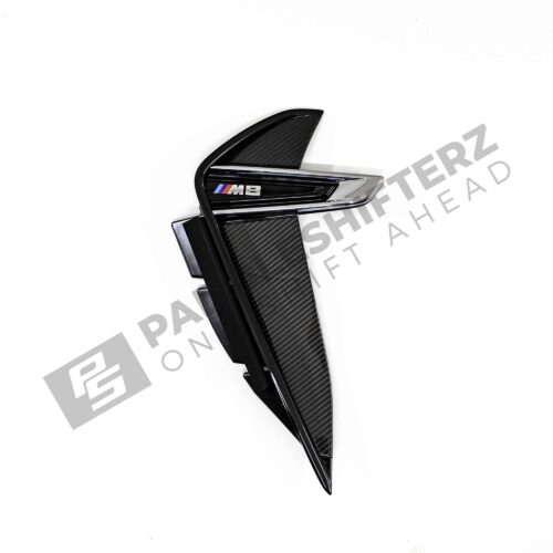 OEM BMW M Performance carbon fiber side vent trim - M8 left side