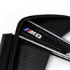 OEM BMW M Performance carbon fiber side vent trim - M8 left close