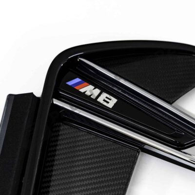 OEM BMW M Performance carbon fiber side vent trim - M8 left close