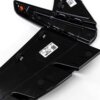 OEM BMW M performance carbon fiber side trim, left side rear view