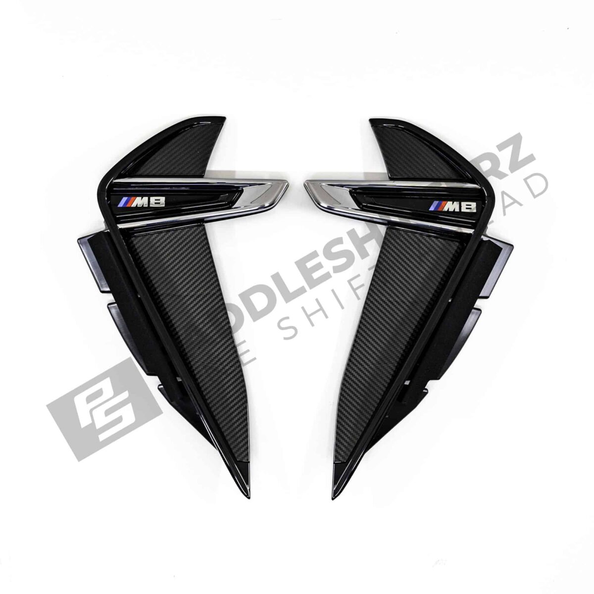 OEM BMW M Performance Karbonfaser Seitenschlitzverkleidung - M8 beidseitig