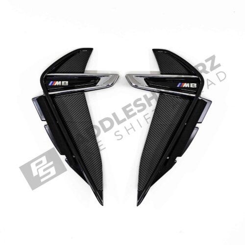 OEM BMW M Performance carbon fiber side vent trim - M8 both sides