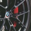 BMW M Performance 50 year M wheel cap on a BMW wheel