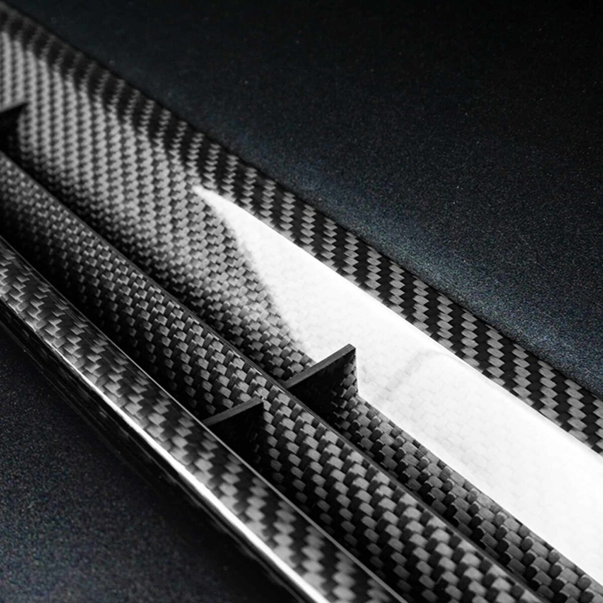 Faserschmiede gloss carbon fiber hood insert for M3/M4 hood - Image 2