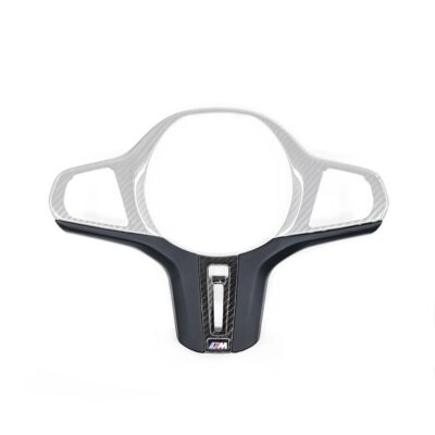 A picture of an OEM BMW M carbon steering lower trim with heating 32309882893 for BMW M models
