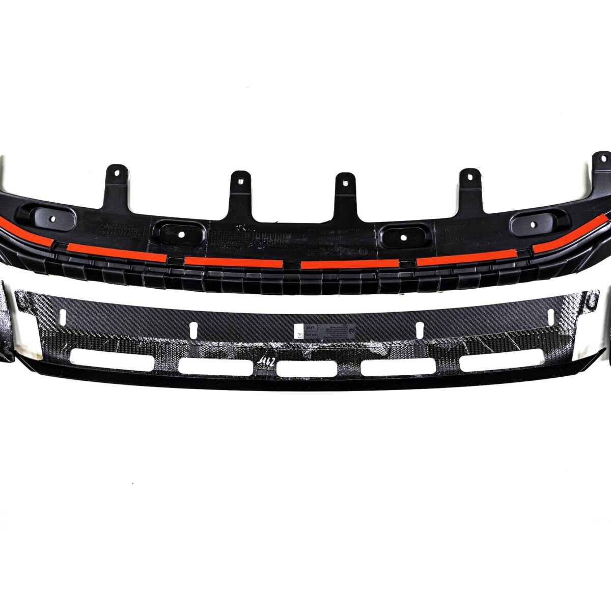 OEM BMW M Performance carbon fiber front lip - 51195A36851 - Image 7