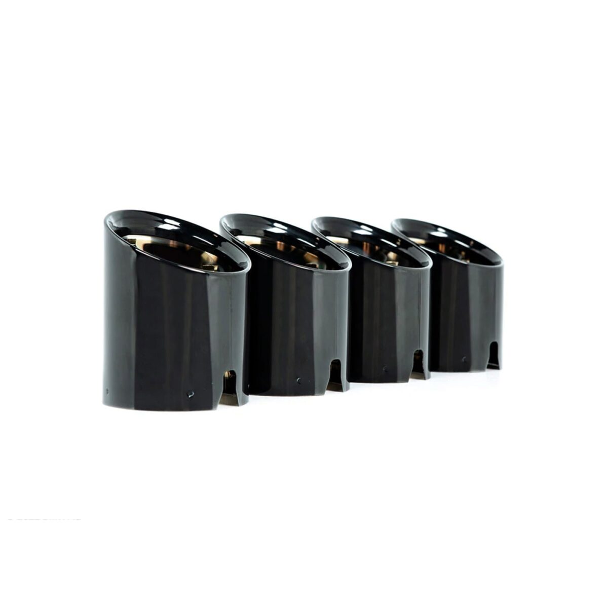 Original BMW G80, G82, G83 M3:M4 black chrome exhaust tip set - 18308096126