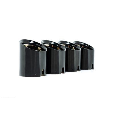 Original BMW G80, G82, G83 M3:M4 schwarz verchromter Auspuffendrohrsatz - 18308096126
