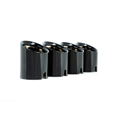 Original BMW G80, G82, G83 M3:M4 black chrome exhaust tip set - 18308096126